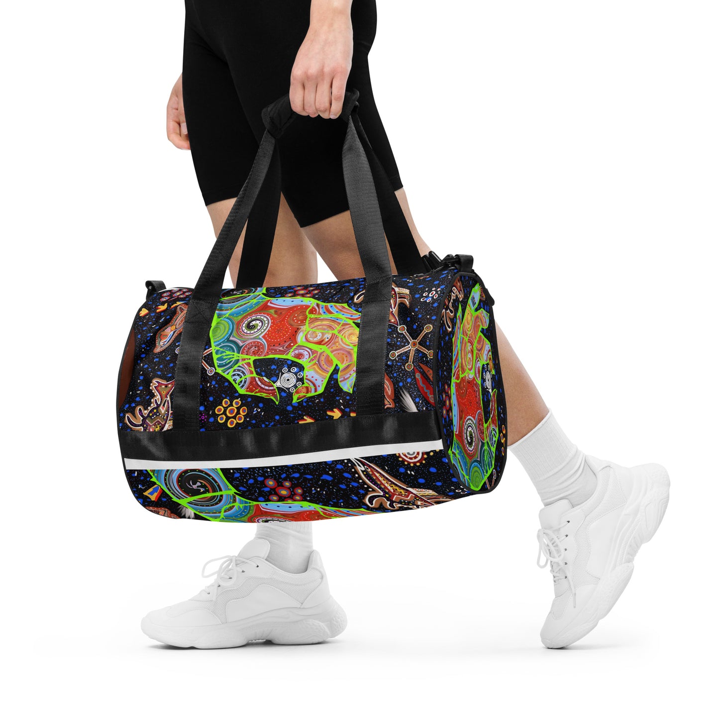 All-over print gym bag