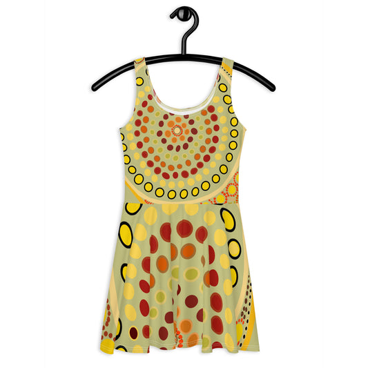 Skater Dress Dream Time Yellow