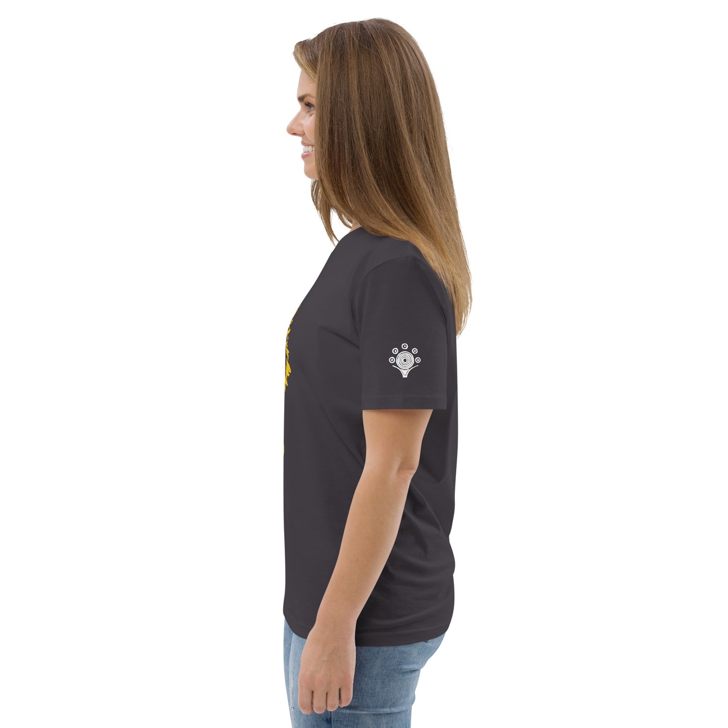 Unisex Organic Cotton T-Shirt Sun Flower