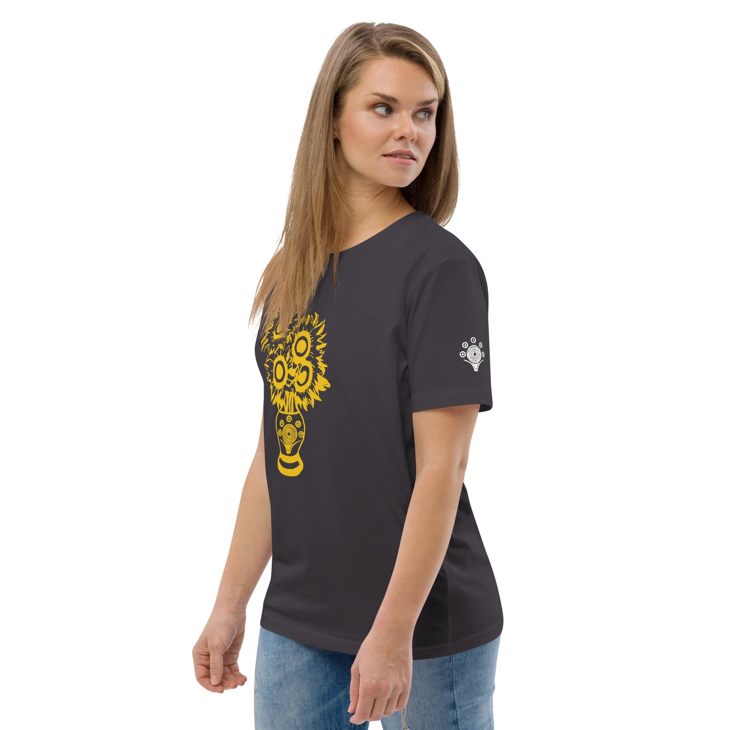 Unisex Organic Cotton T-Shirt Sun Flower