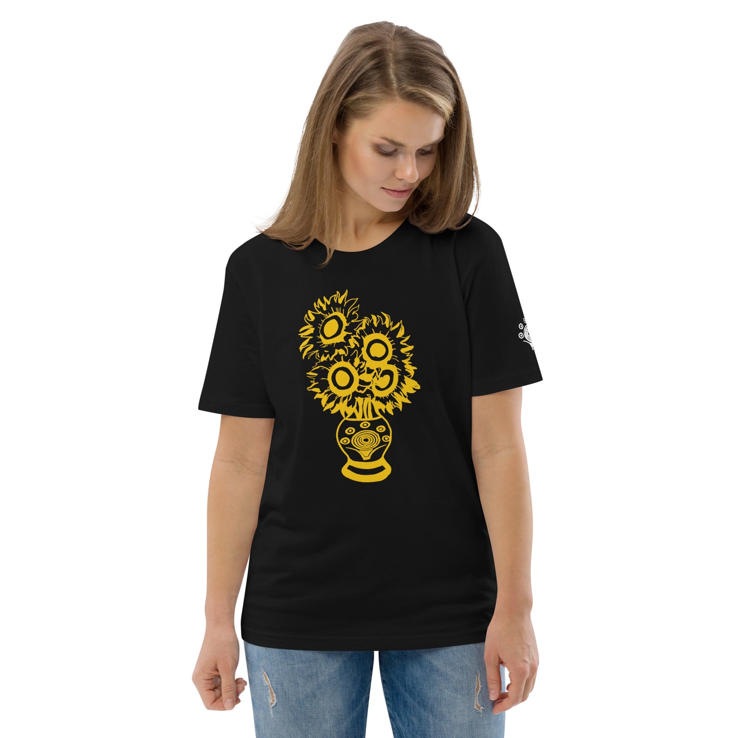 Unisex Organic Cotton T-Shirt Sun Flower