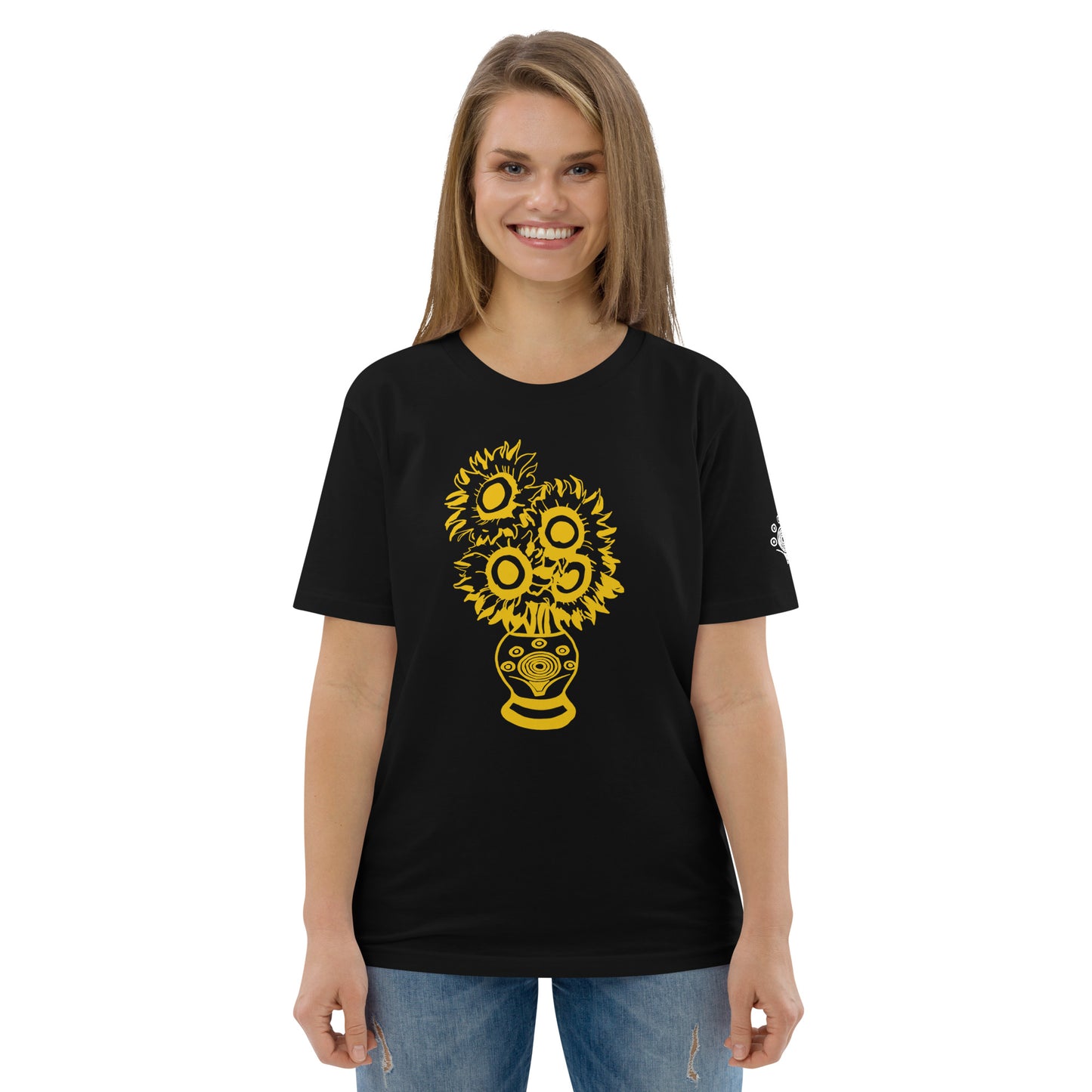 Unisex Organic Cotton T-Shirt Sun Flower