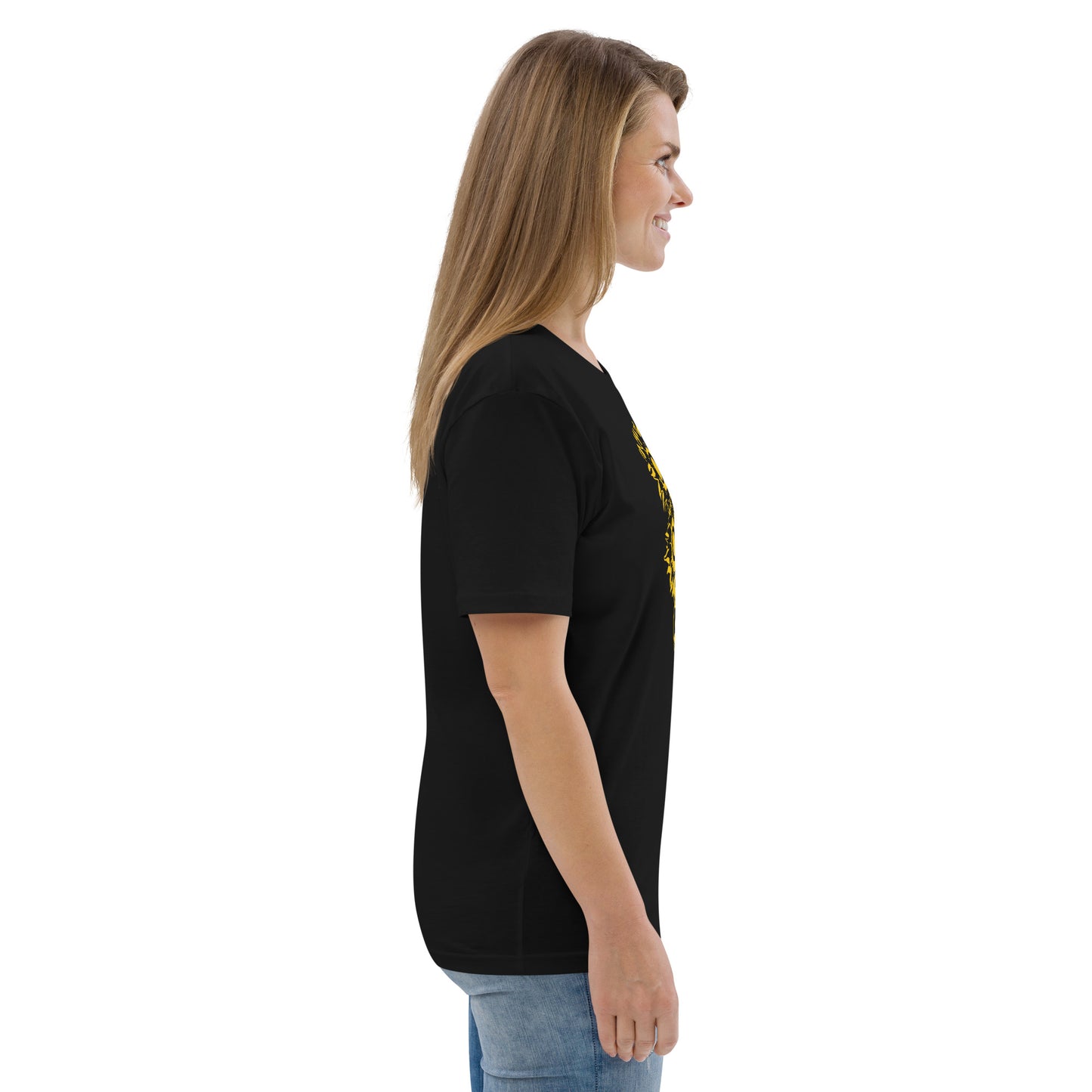 Unisex Organic Cotton T-Shirt Sun Flower