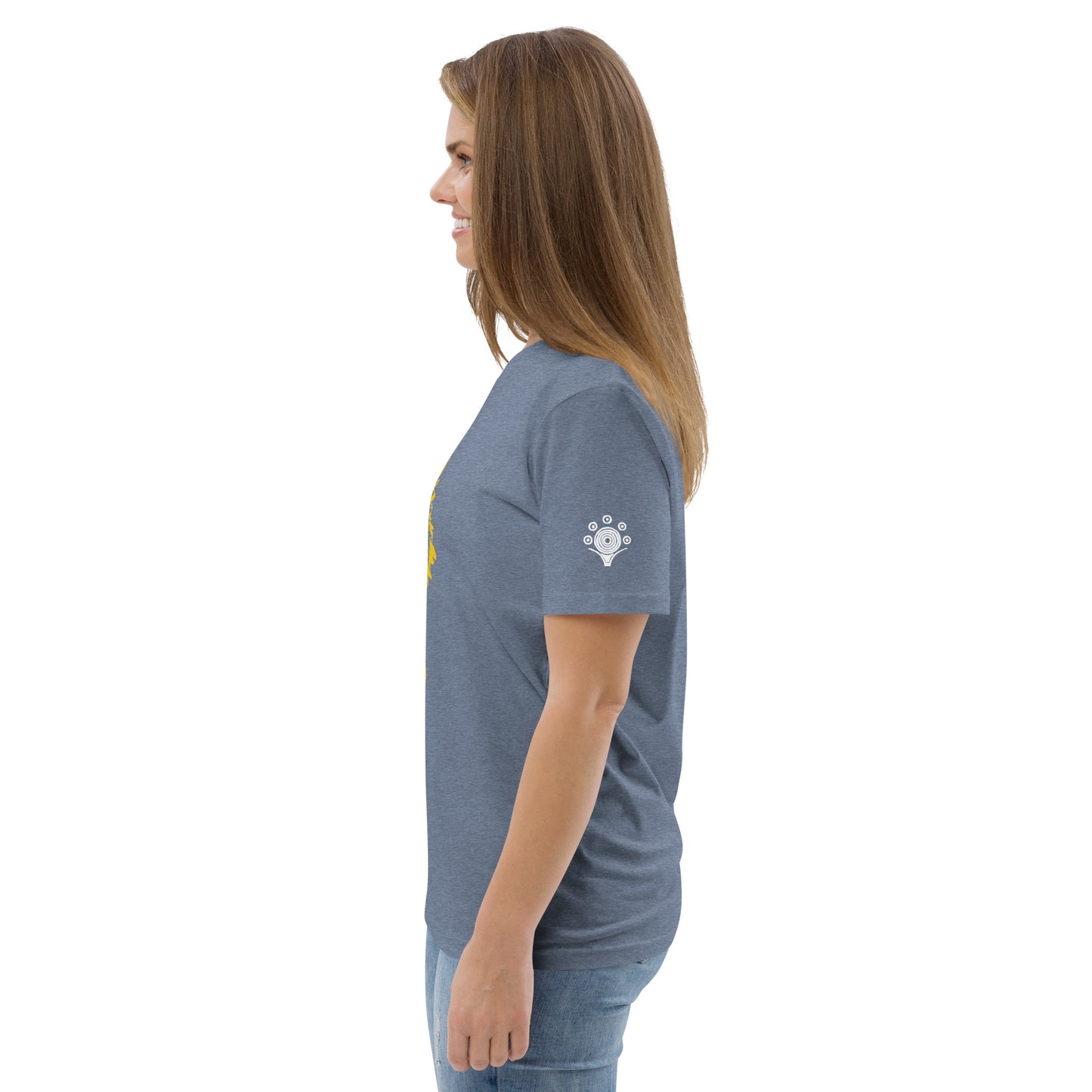 Unisex Organic Cotton T-Shirt Sun Flower