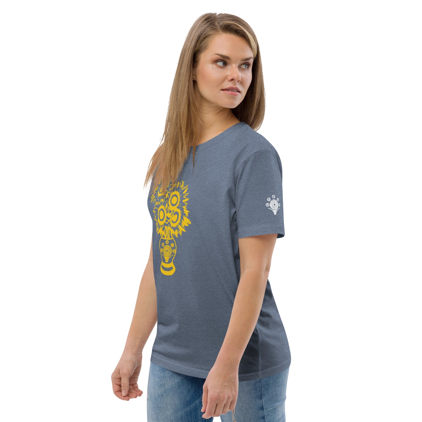 Unisex Organic Cotton T-Shirt Sun Flower