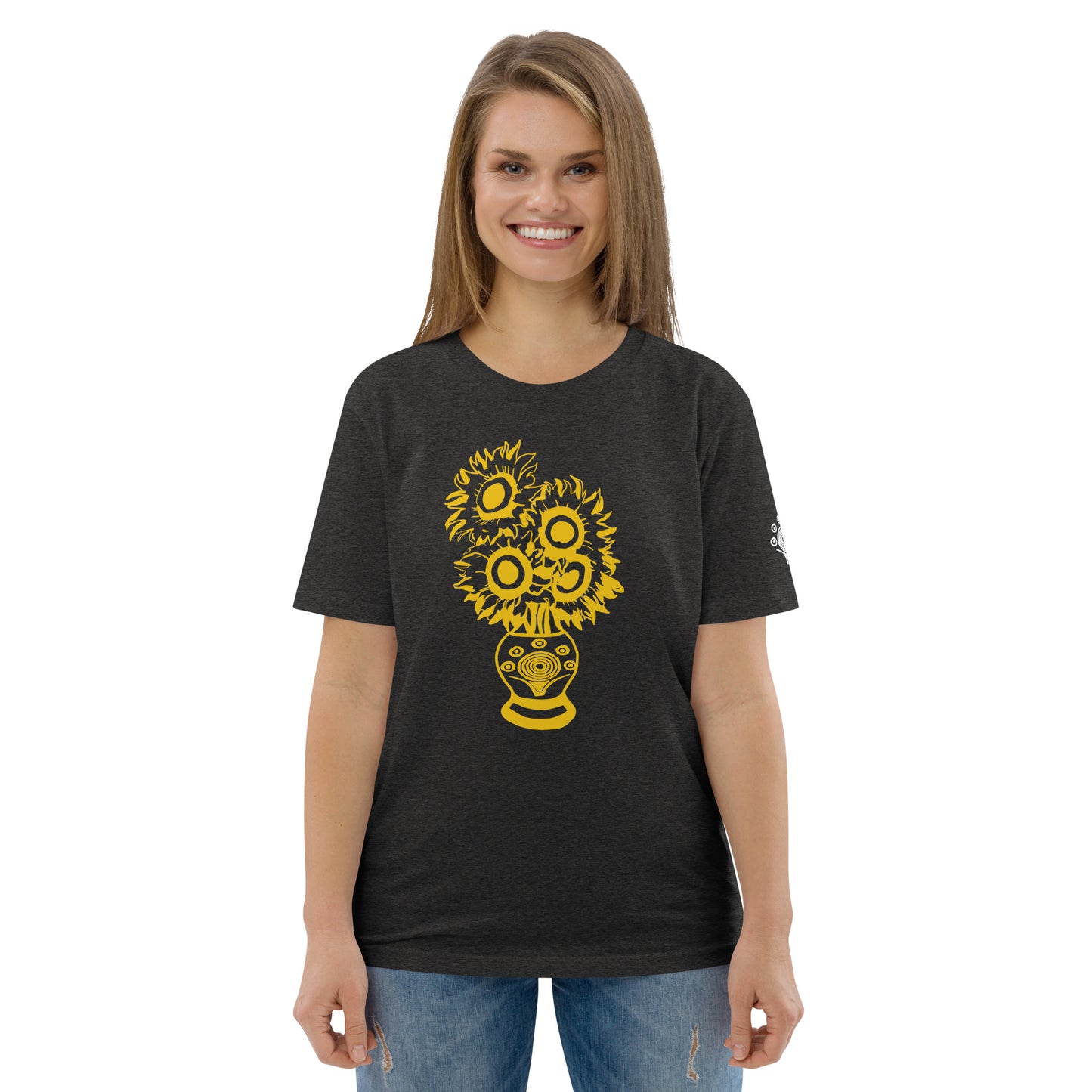 Unisex Organic Cotton T-Shirt Sun Flower