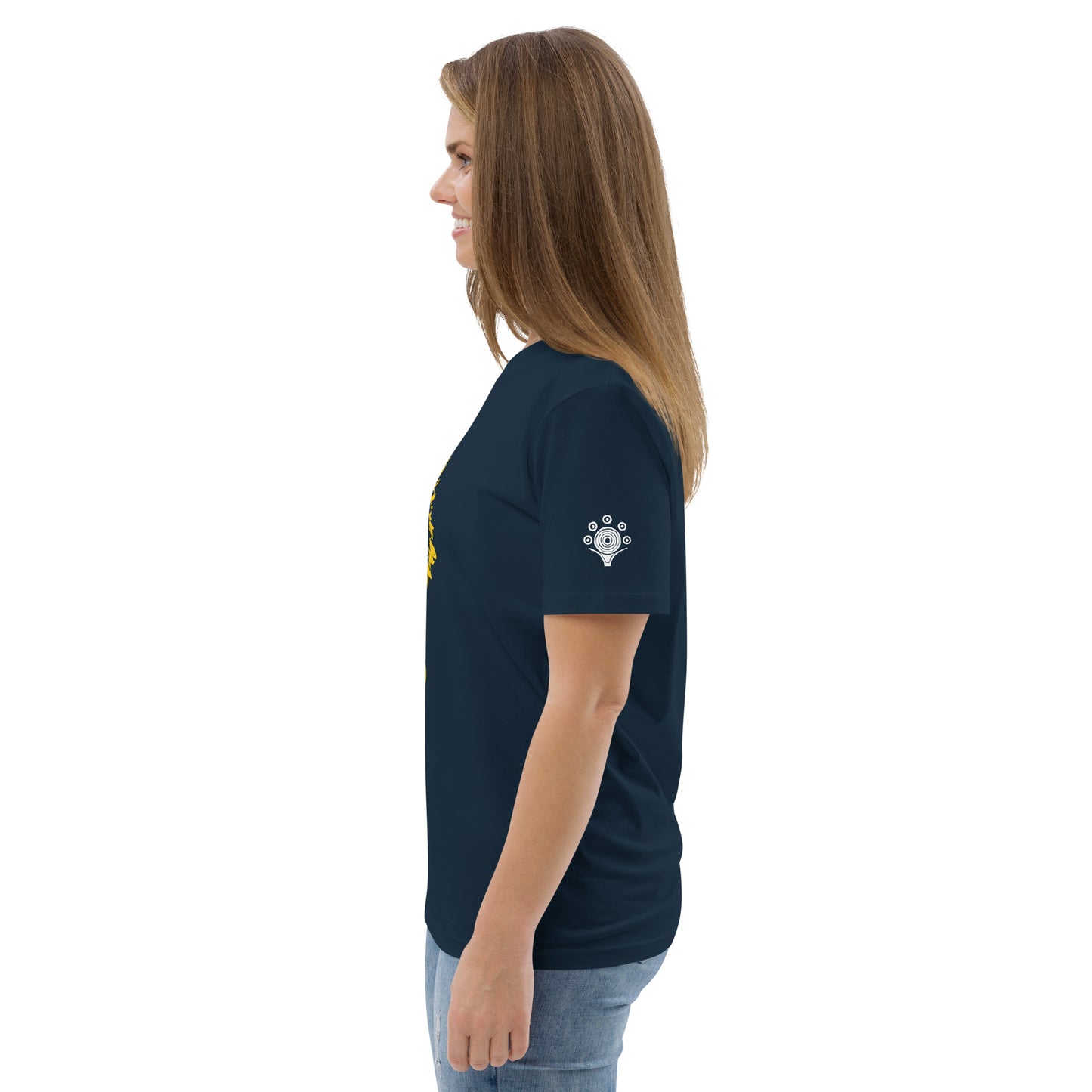 Unisex Organic Cotton T-Shirt Sun Flower