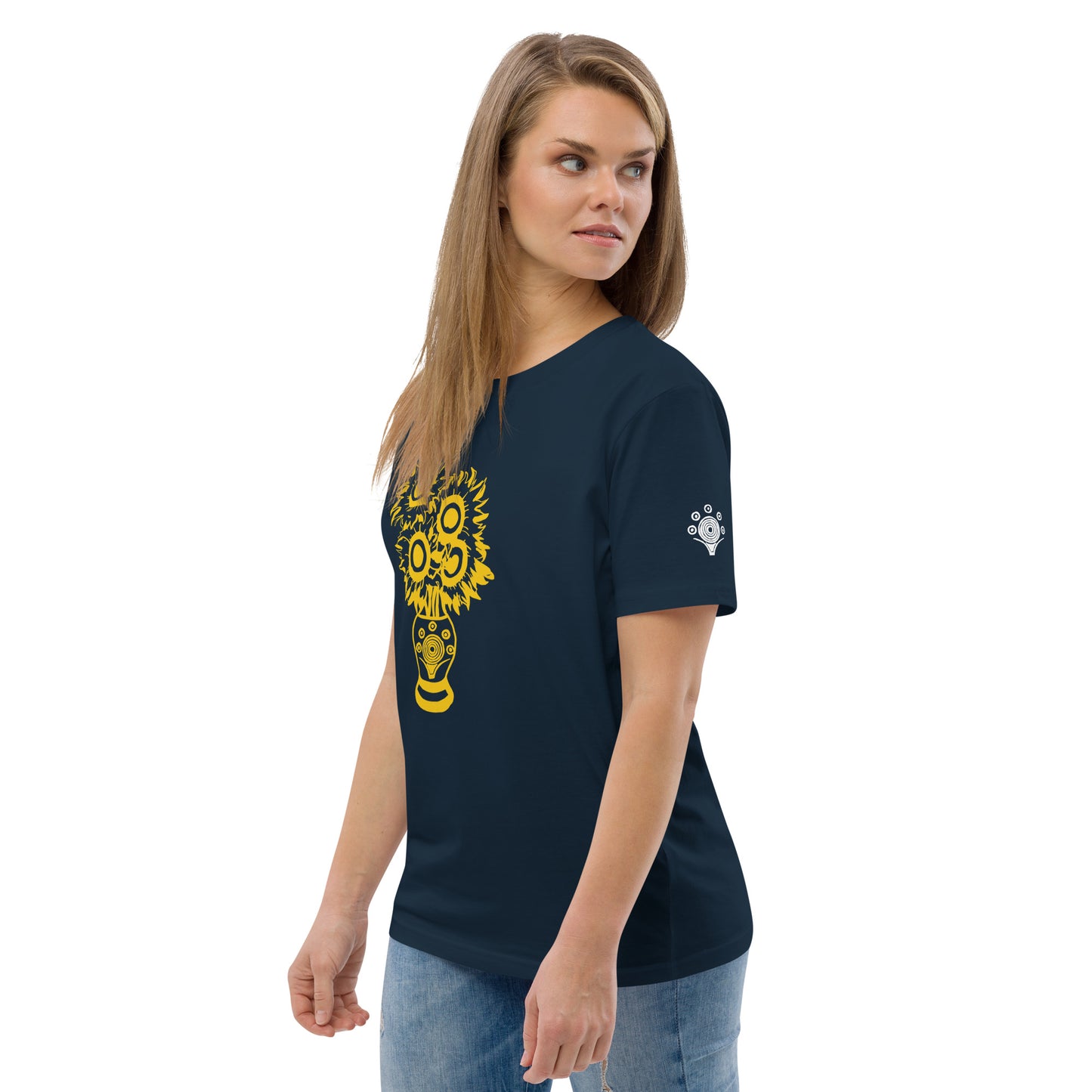 Unisex Organic Cotton T-Shirt Sun Flower