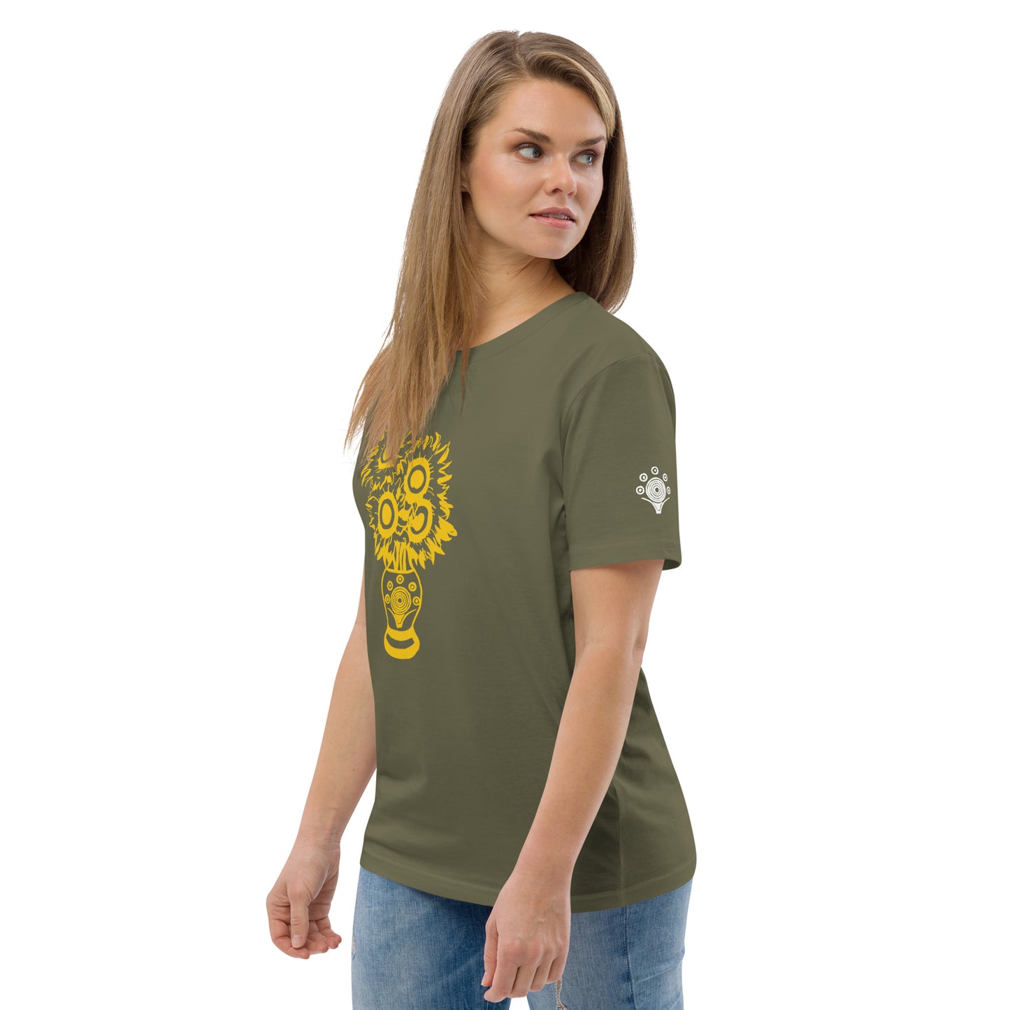 Unisex Organic Cotton T-Shirt Sun Flower