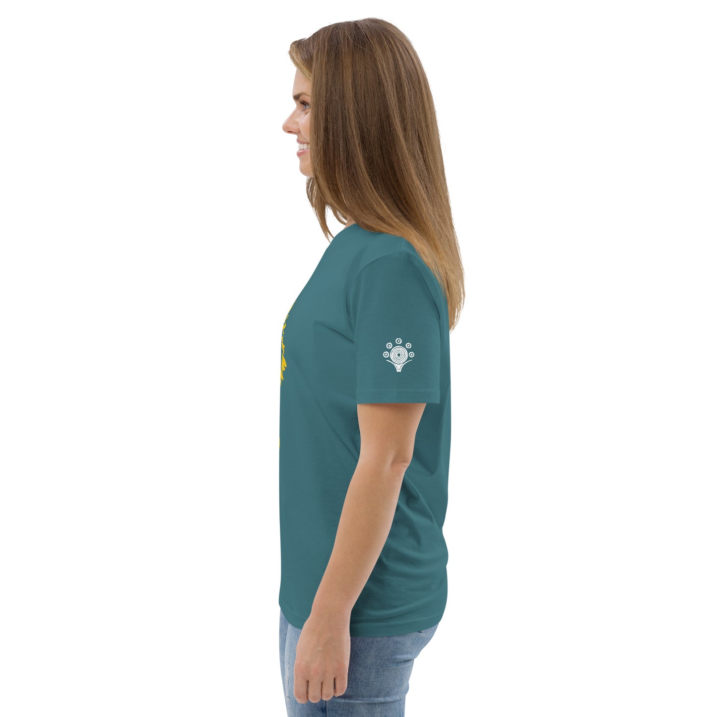 Unisex Organic Cotton T-Shirt Sun Flower