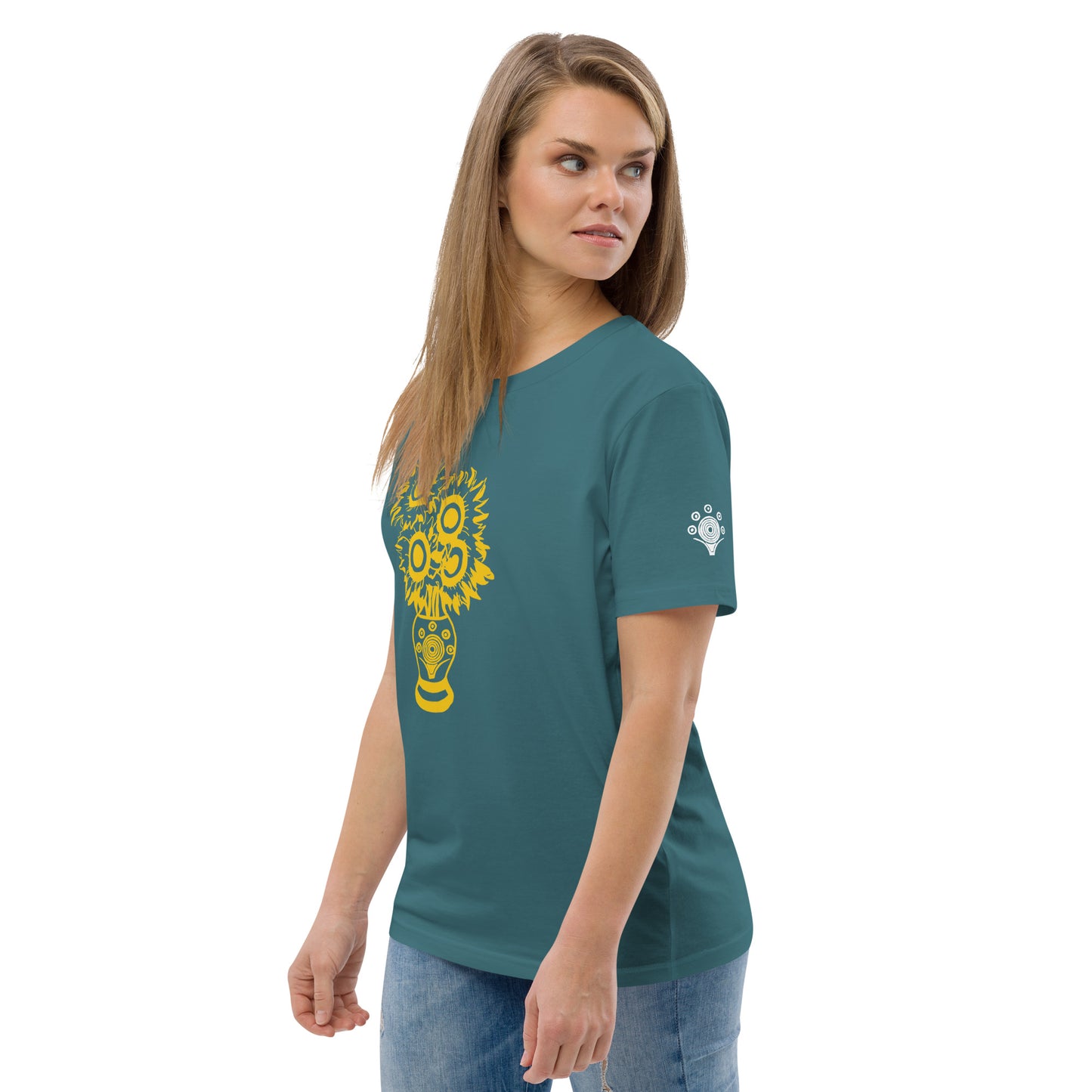 Unisex Organic Cotton T-Shirt Sun Flower